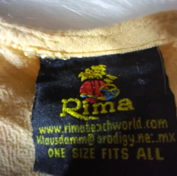 Rima 2 tone orange flowy boho sequins dress - Picture 7 of 10